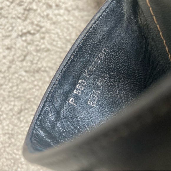 COACH Karsen Black Leather Mules/Clogs - Picture 11 of 12